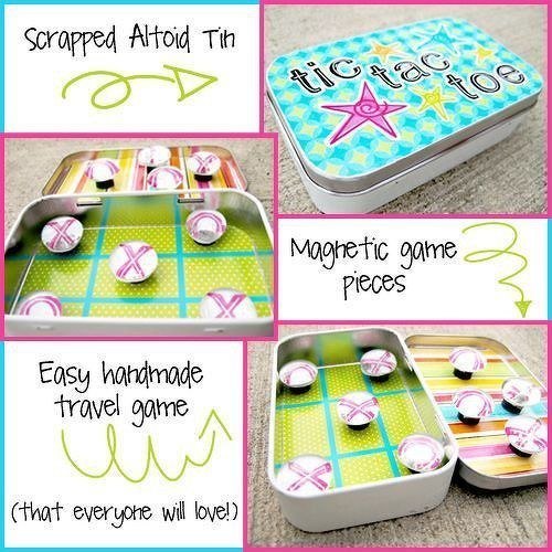 candy tin travel games