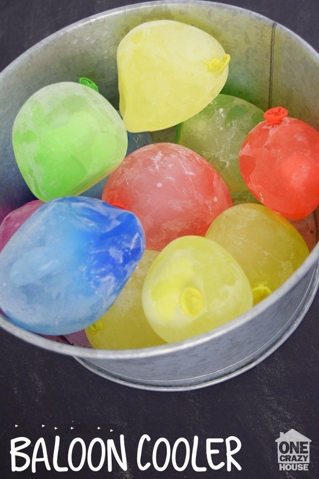frozen water balloons