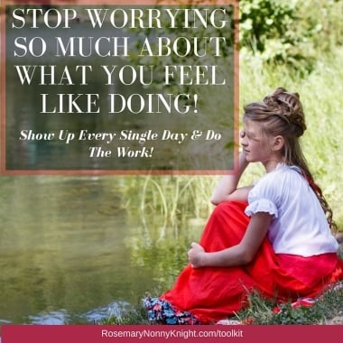 Stop Worrying So much about what you feel