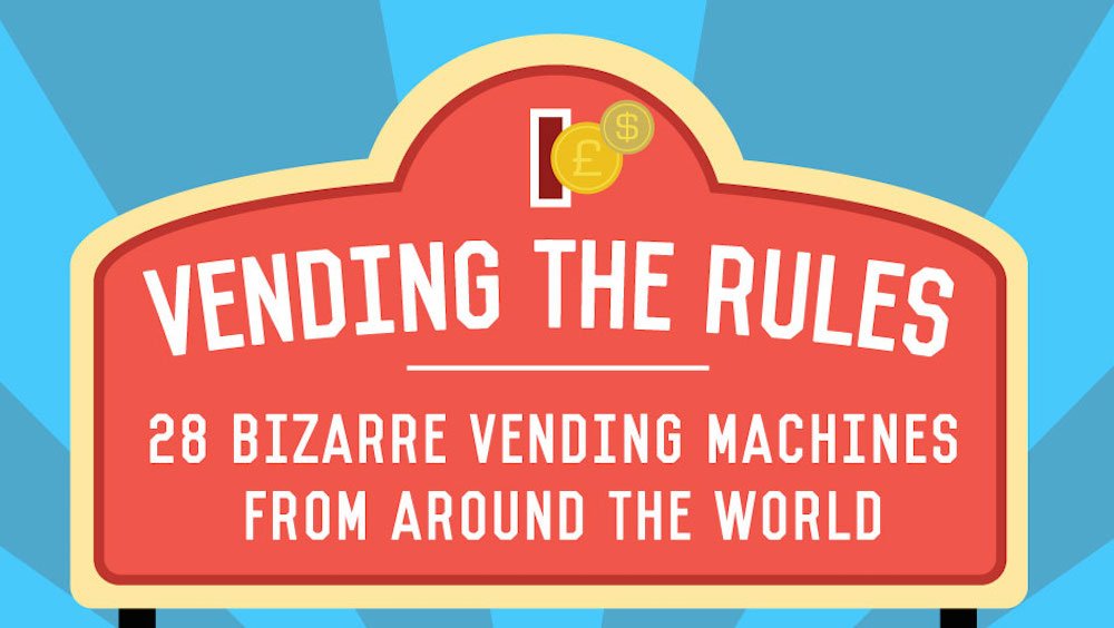 28 Bizarre Vending Machines From Around The World