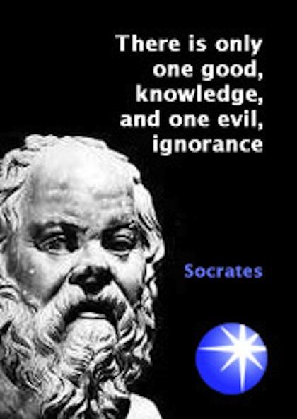 Famous-Quotes-and-Sayings-about-Good-and-Evil-Evils-There-is-only-one-good-knowledge-and-one-evil-ignorance-Socrates-Picture-Quotes