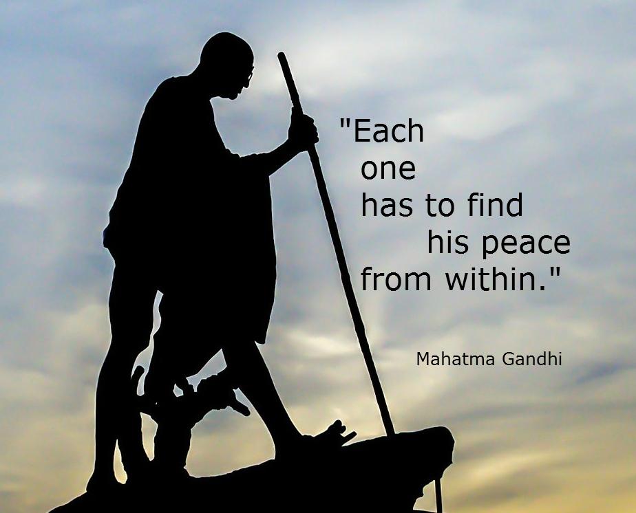 gandhi peace within