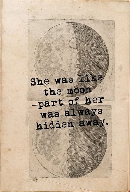 She was like the moon &#8211; part of her was&#8230;