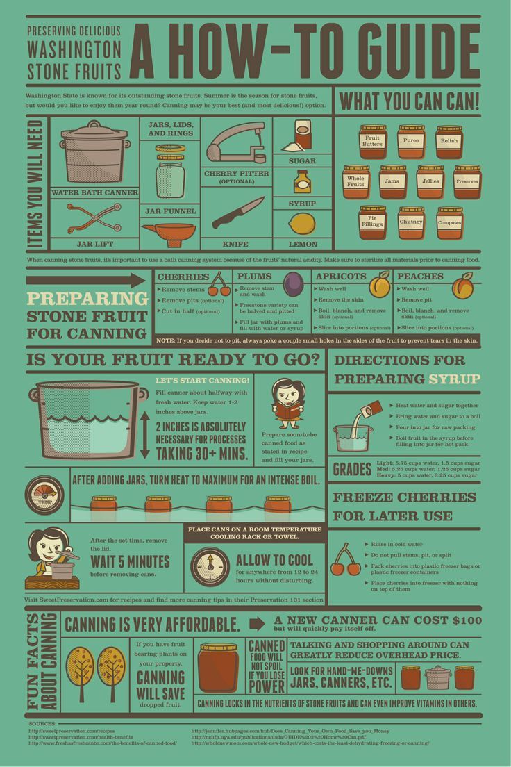 How to Guide to Canning (Infographic)