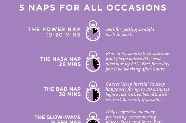Useful Napping Tips That Most People Don’t Know (Infographic) 