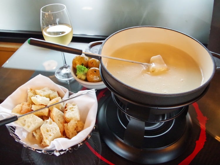 wine fondue