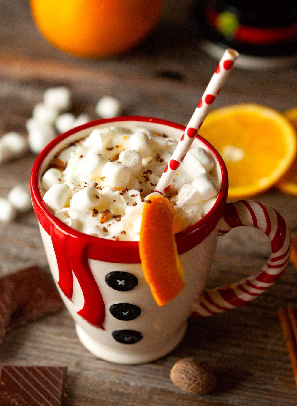 orange pisco hot chocolate