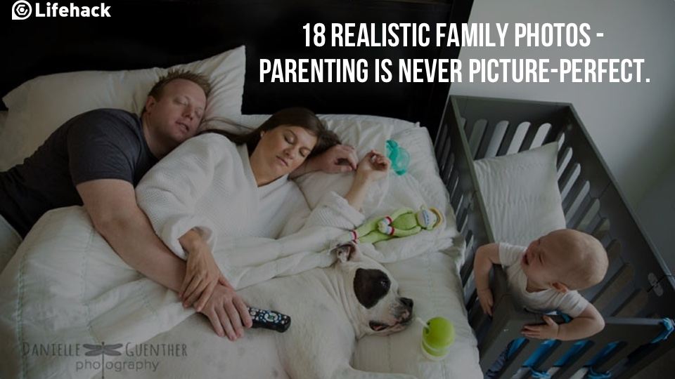 18 Realistic Family Photos: Parenting Is Never Picture-Perfect