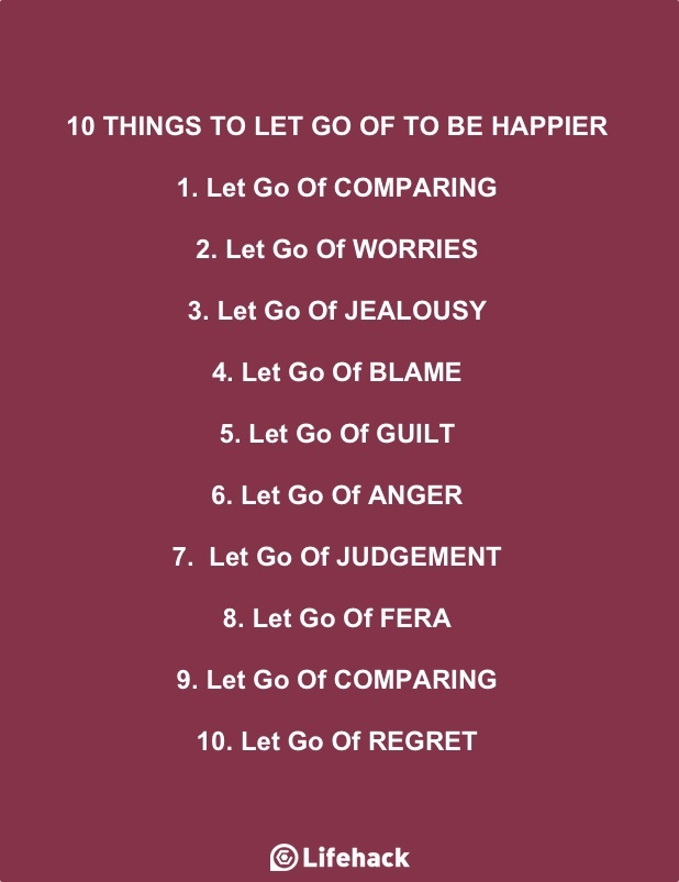 10 THINGS TO LET GO