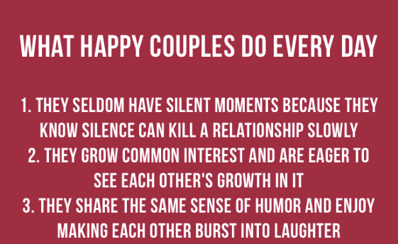 Happy Couples Do Not Only Look For Fun, They Look For Real Pleasure
