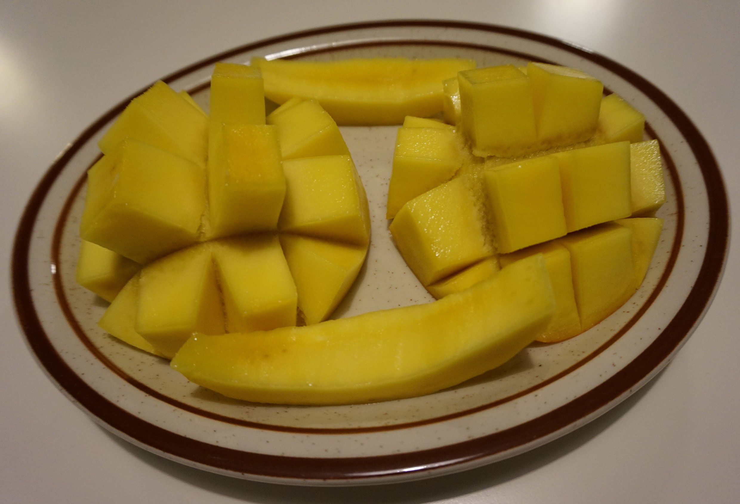 how to cut mango in one minute