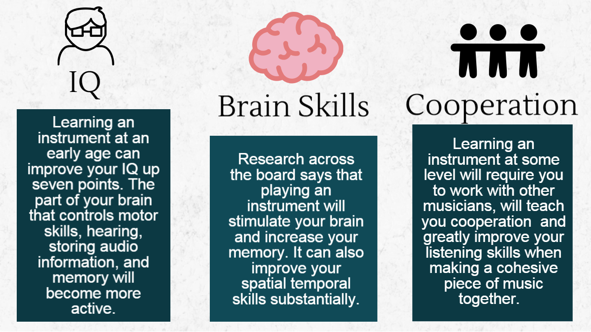 Benefits of Learning an Instrument