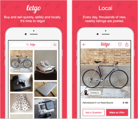 Buy/sell things easily with let go