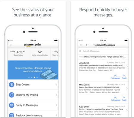 Run your online business with the amazon seller app