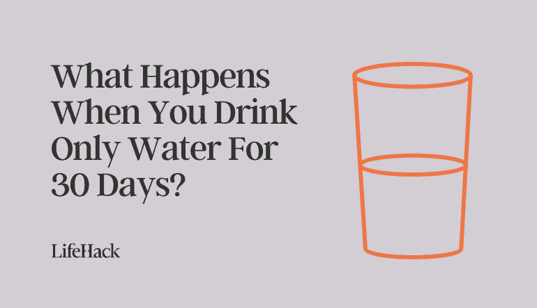 drink water for 30 days