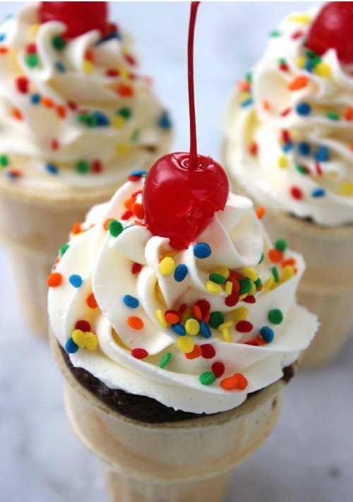 Ice Cream Cone Cakes
