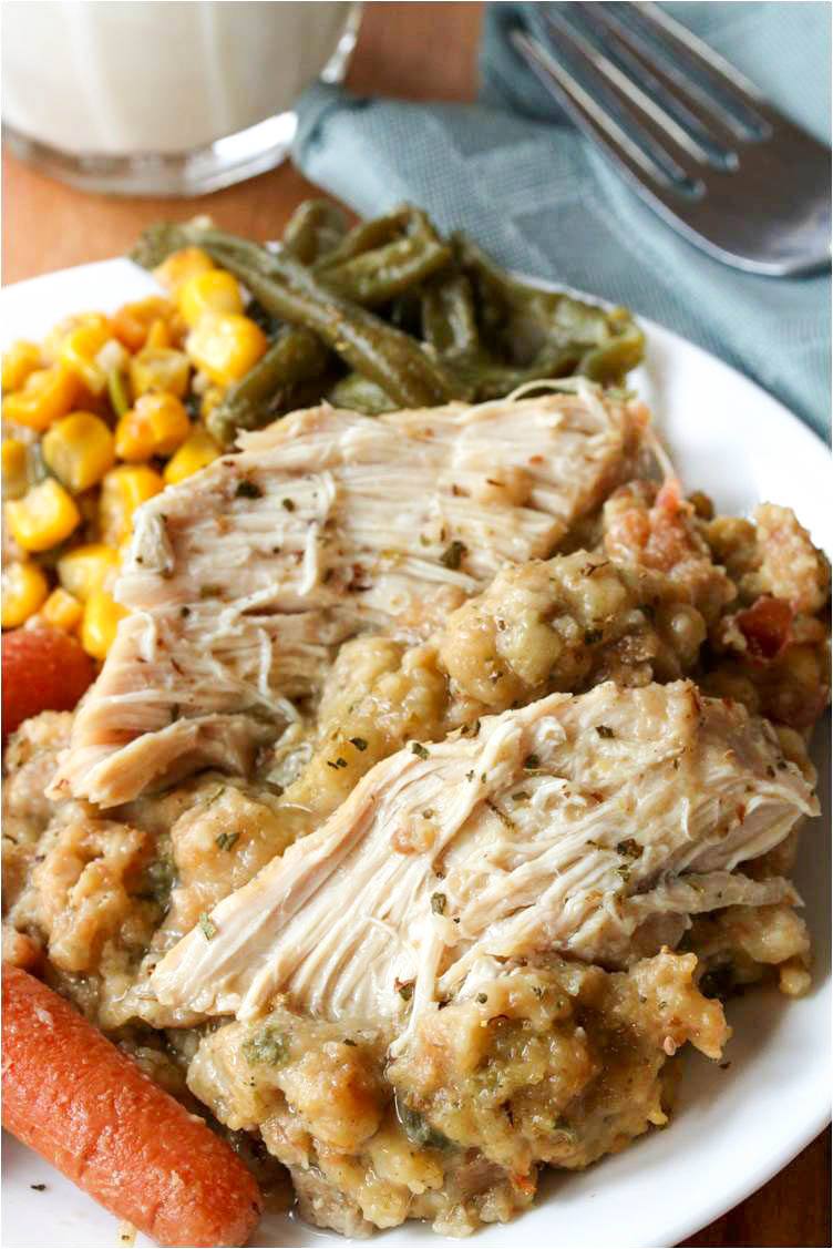 Crock-Pot-Chicken-And-Stuffing