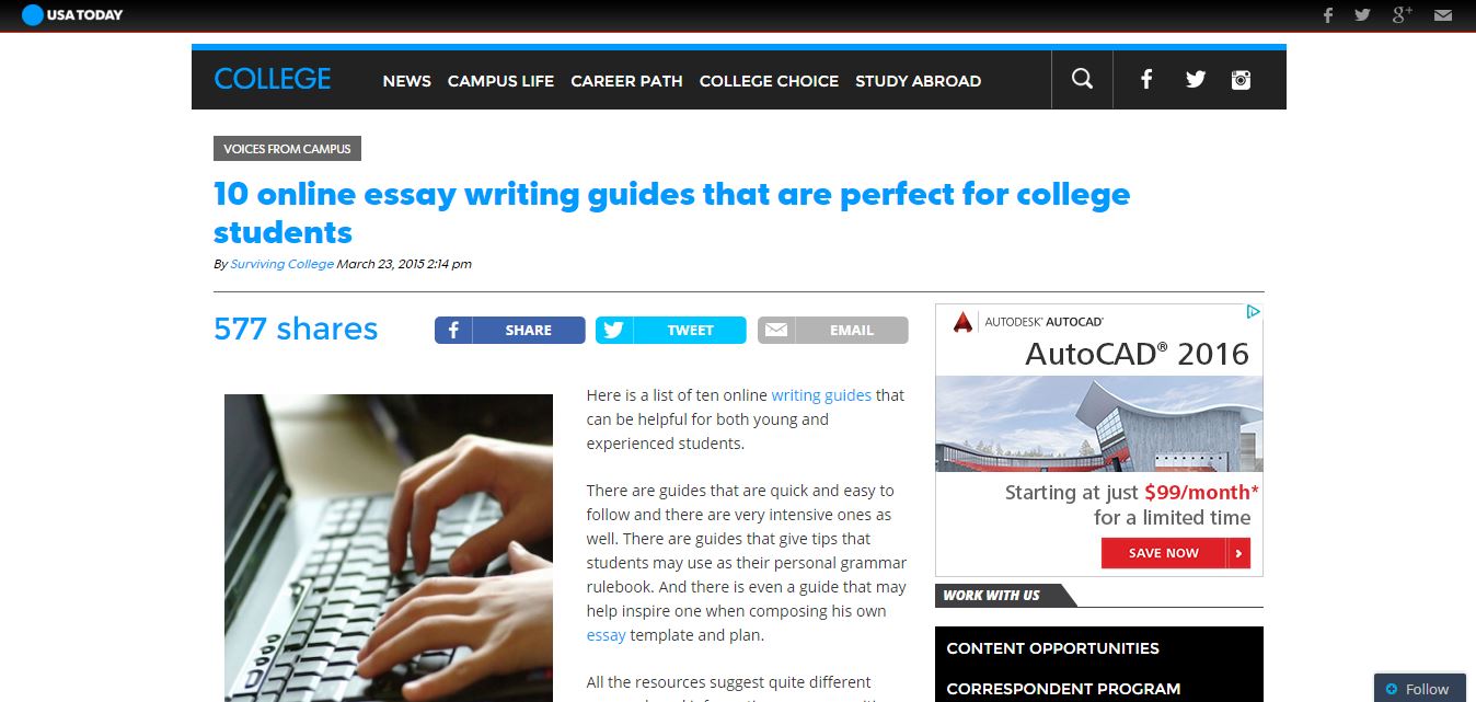 Cheap Article Writing Site For College
