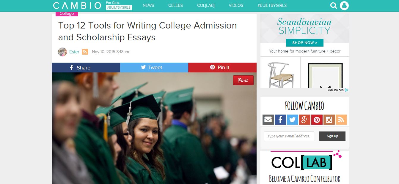 custom essay writer website for college