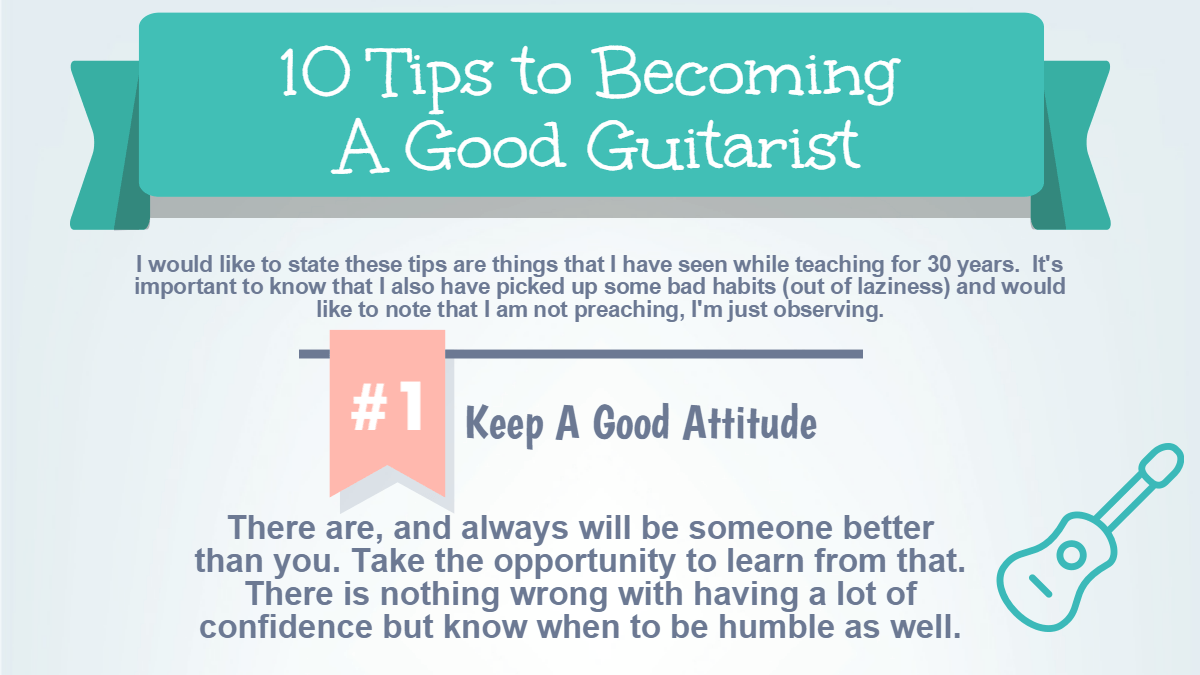 Online Music Lessons Skype A Lesson Top 10 Tips to Becoming A Good Guitarist Featured