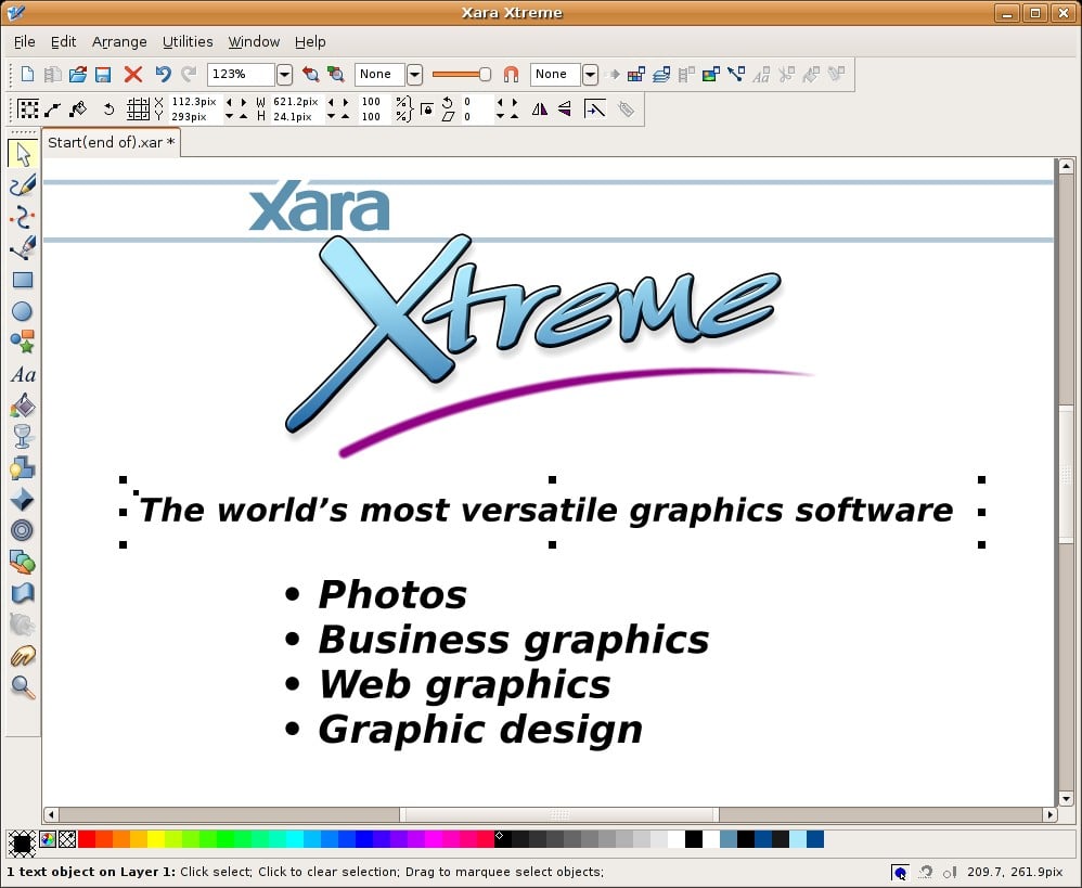 free alternatives to photoshop - xara xtreme