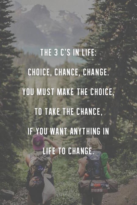 Follow 3C'S In Life - Motivational Quote