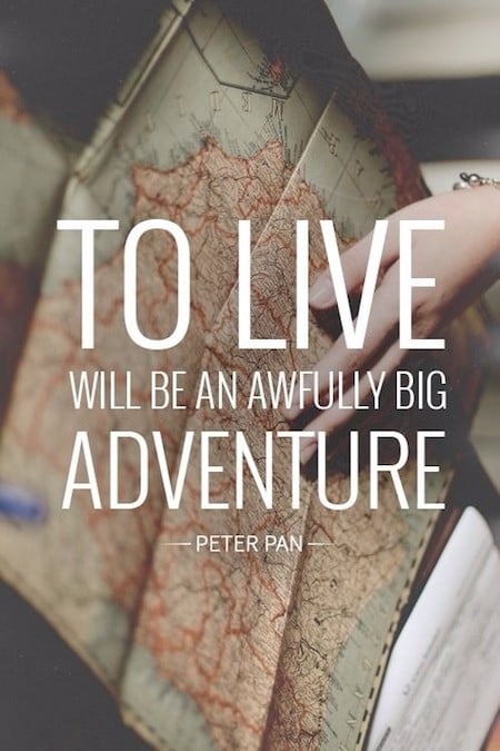 To Live Will Be An Awfully Big Adventure