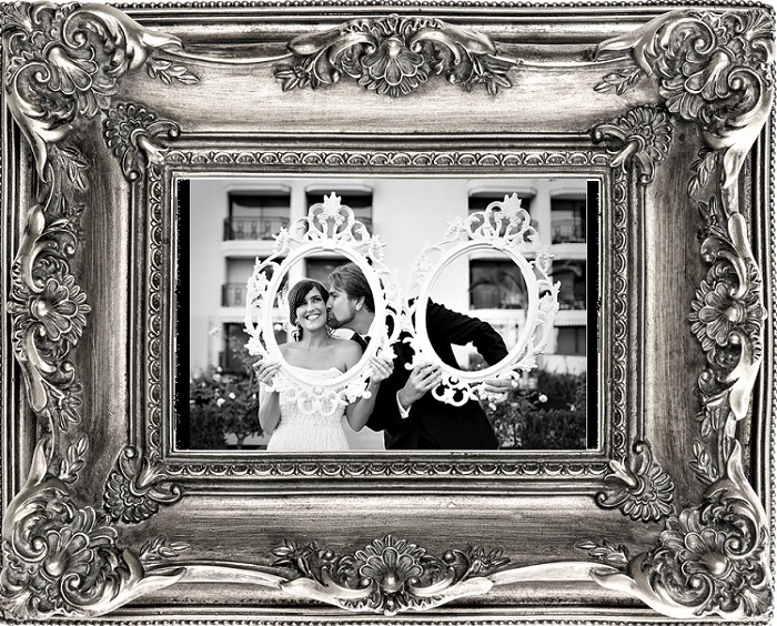 wedding couple frame