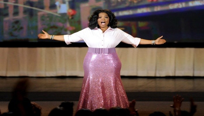 Self-made billionaire Oprah Winfrey