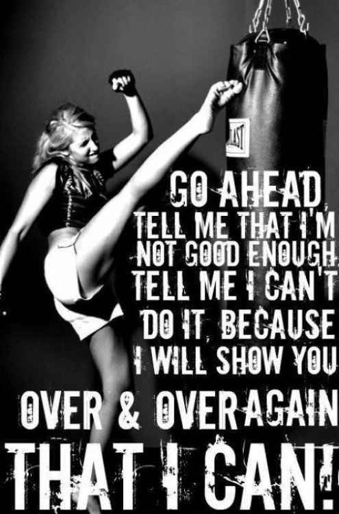 I Will Show You Over & Over That I Can - Stay strong quote