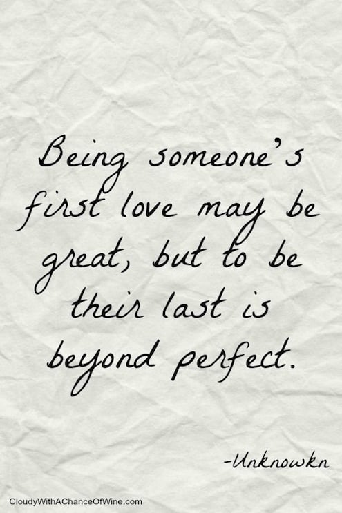 Being Someone's First Love May Be Great - Quote about women