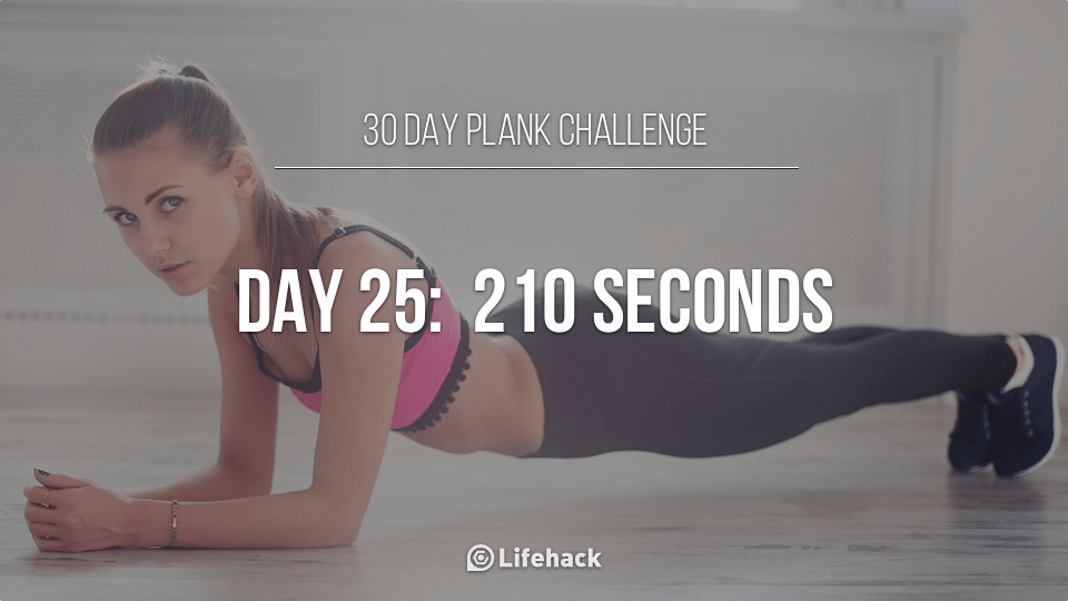 Plank challenge 25