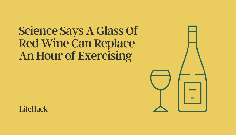 red wine replace exercising