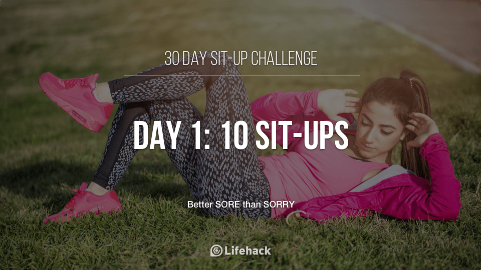 Sit-up challenge 1
