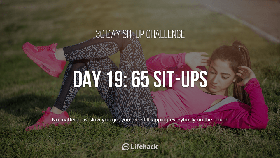 Sit-up challenge 19