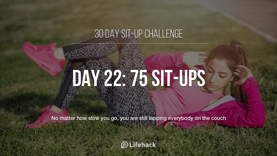 Sit-up challenge 22