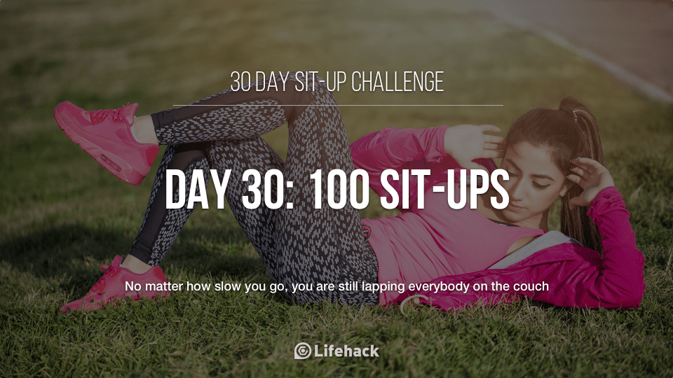 Sit-up challenge 30