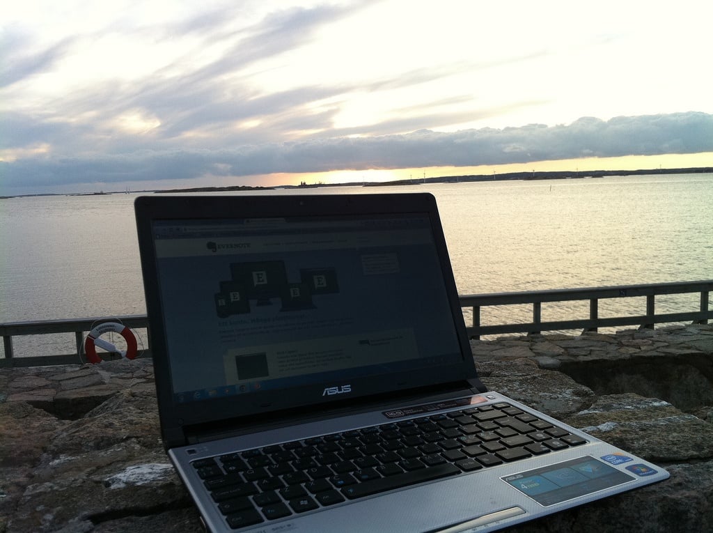 sunset blogging