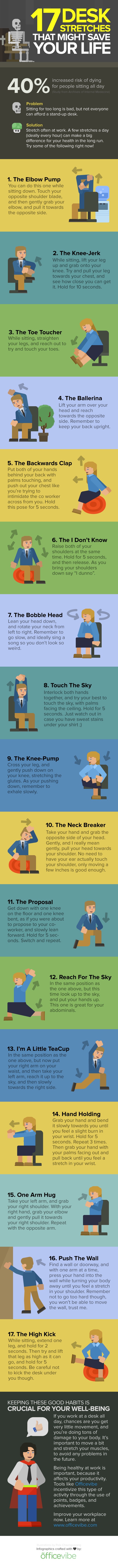 17 Desk Stretches That Might Save Your Life