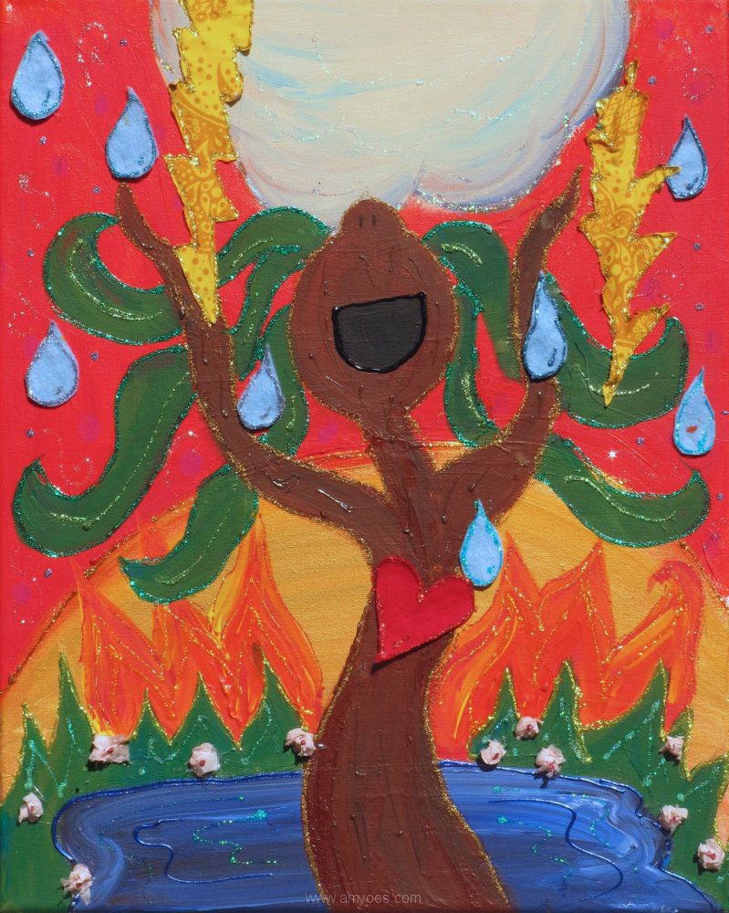 Singing Tree Revisited Original Artwork