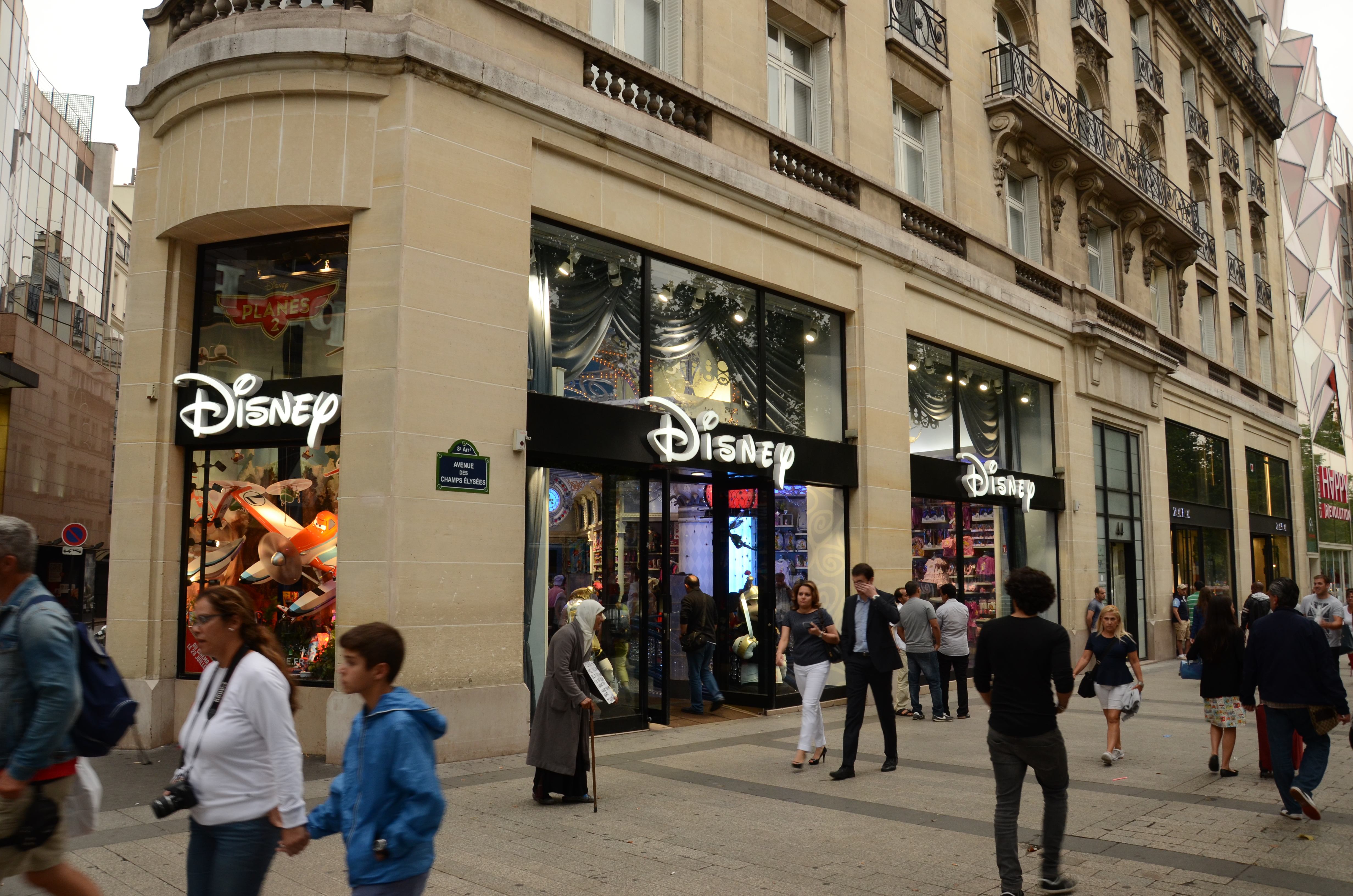 A Disney Store in Paris