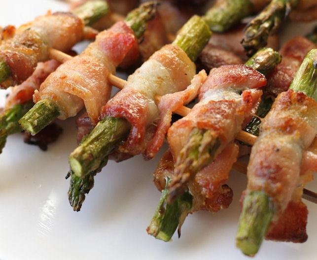 Bacon Wrapped Asparagus Skewers Recipe