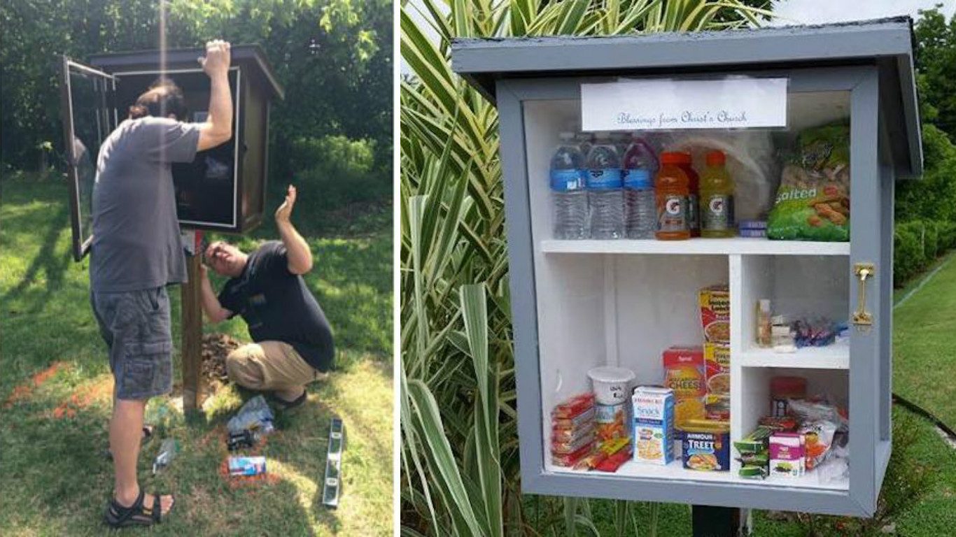 This Little Free Pantry Has Brought The Community Together To Help The Impoverished
