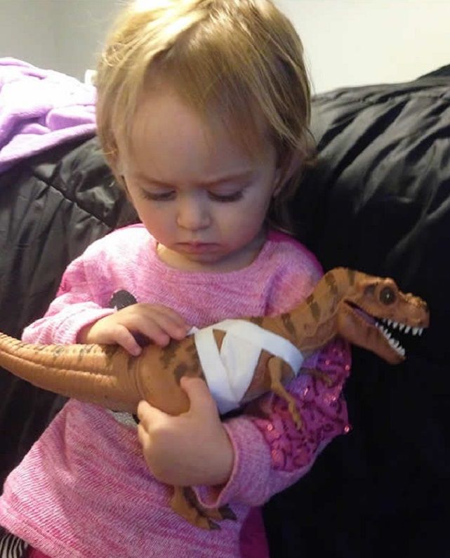 kid and Dinosaur