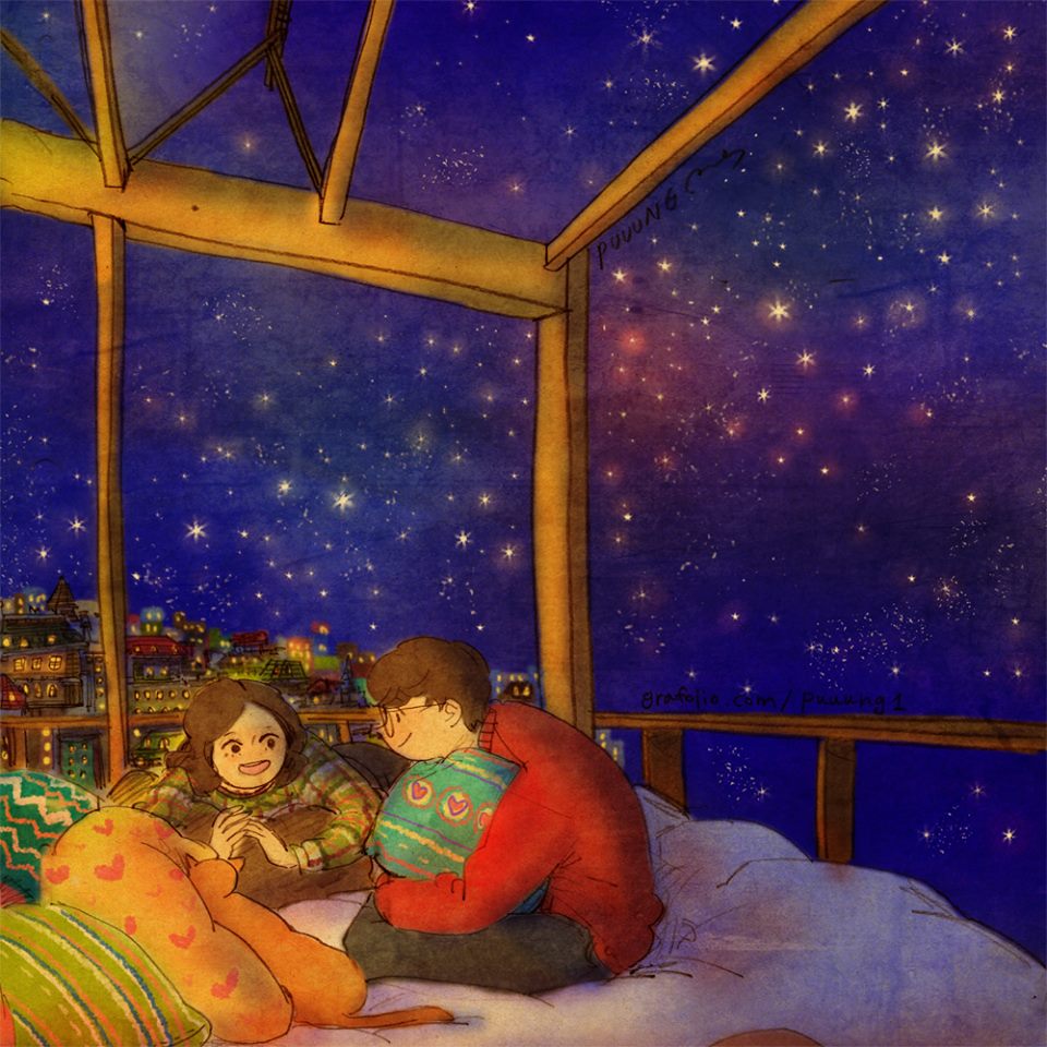 chatting_under_the_stars_loveis_by_puuung