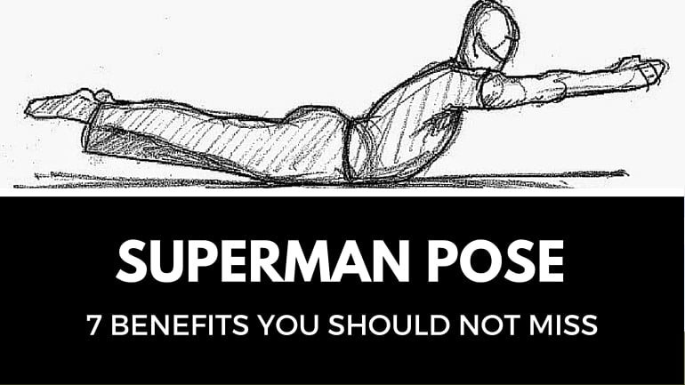 Superman Pose: Tone Up Ab Muscle And Relieve Back Pain In A Minute