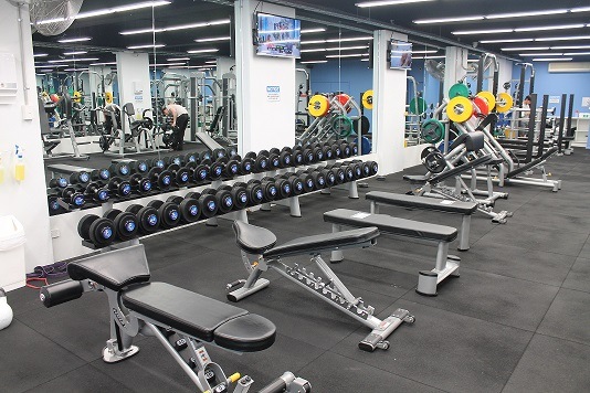 Gym-floor-Free-weights-area