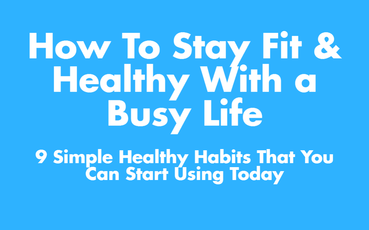 healthy habits guide