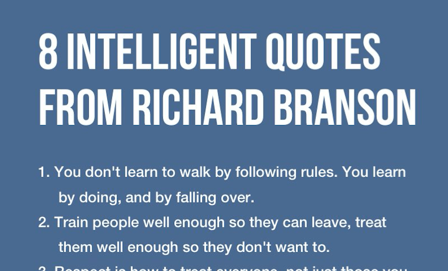 8 Intelligent Quotes From Richard Branson