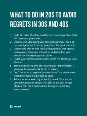 7 Things To Remember In Your 20s If You Don't Want To Have Regrets ...